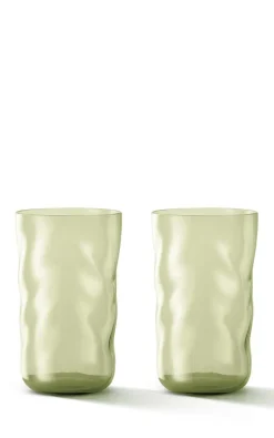 Paveau Glassware - Groen Servies en glazen