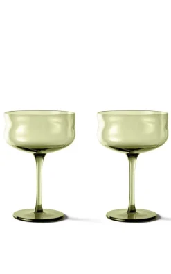 Paveau Glassware - Groen Servies en glazen
