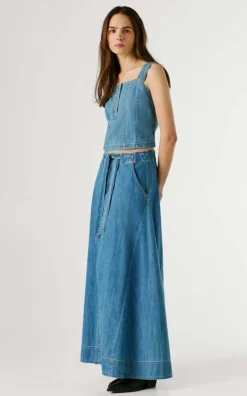 Pepe Jeans - Blauw Rok