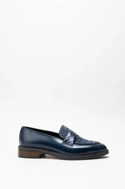 Pertini - Donkerblauw Mocassin