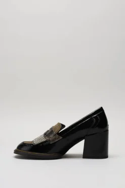 Pertini - Zwart Mocassin hak