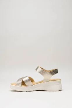 Pitillos - Goud Sandaal plat