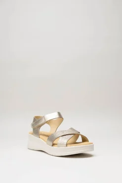 Pitillos - Goud Sandaal plat