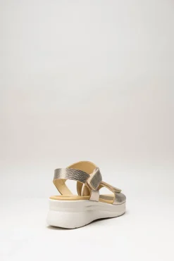 Pitillos - Goud Sandaal plat