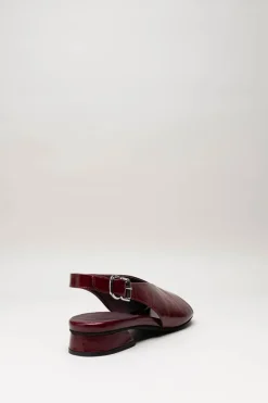 Poeve - Bordeaux Sandaal hak