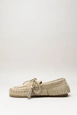 Posa - Lichtbeige Bootschoen