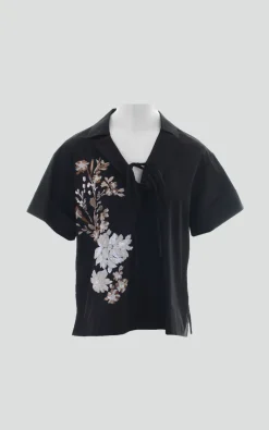 Psophia - Zwart Blouse