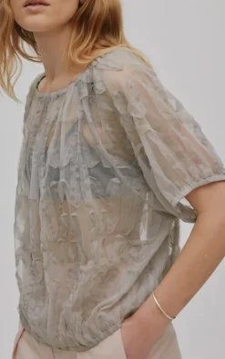Rabens Saloner - Lichtgrijs Blouse