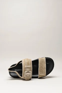 Regarde Le Ciel - Beige Sandaal plat
