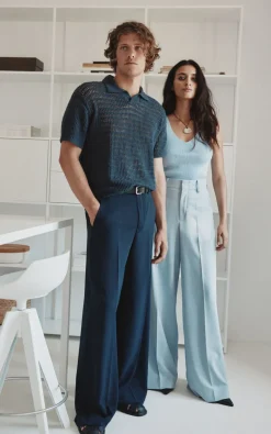 Rossi - Marineblauw Broek