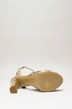 Rotta - Beige Sandaal hak