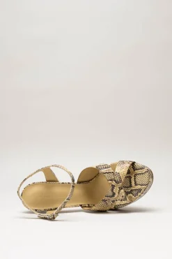 Rotta - Beige Sandaal hak