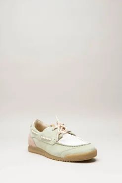 Saika - Lichtgroen Bootschoen