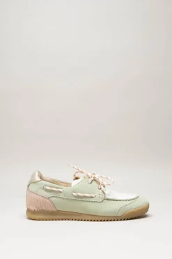 Saika - Lichtgroen Bootschoen