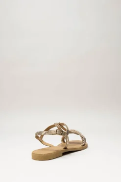 Scapa - Goud Sandaal plat