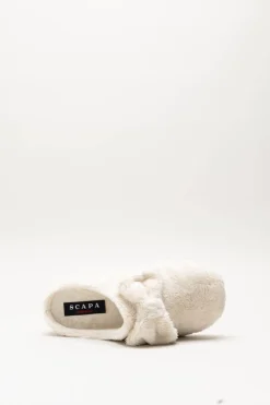 Scapa - Lichtbeige Pantoffel