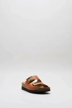 Scholl - Cognac Slipper