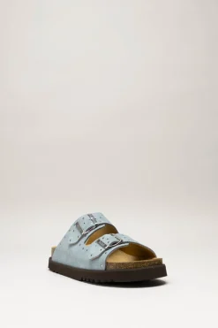Scholl - Lichtblauw Slipper