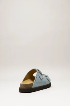 Scholl - Lichtblauw Slipper