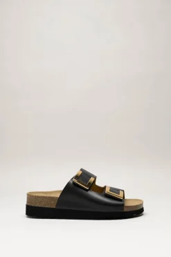 Scholl - Zwart Slipper