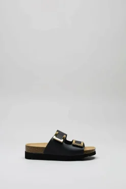 Scholl - Zwart Slipper