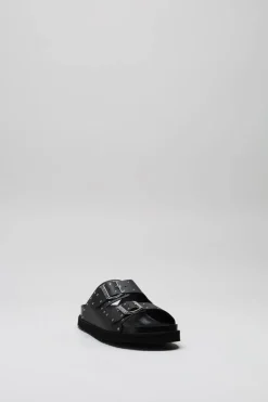 Scholl - Zwart Slipper