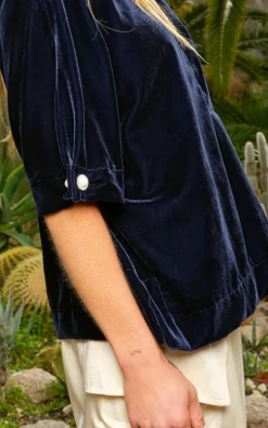 Sea Me Happy - Blauw Blouse