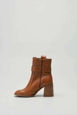 See By Chloe - Cognac Enkellaars hak