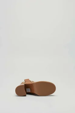 See By Chloe - Cognac Enkellaars hak