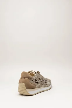 Softwaves - Donkerbeige Sneaker