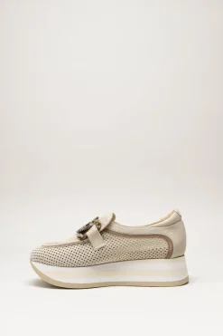 Softwaves - Lichtbeige Mocassin
