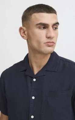 Solid - Donkerblauw Hemd