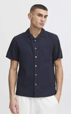 Solid - Donkerblauw Hemd
