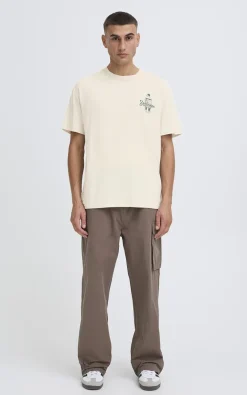 Solid - Lichtbeige T-shirt