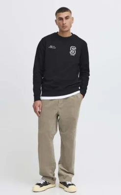 Solid - Zwart Sweater