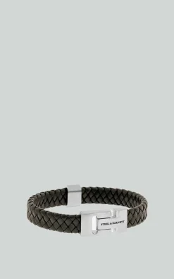 Steel & Barnett - Donkergrijs Armband