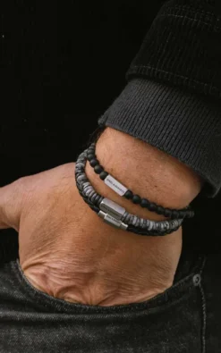 Steel & Barnett - Grijs Armband