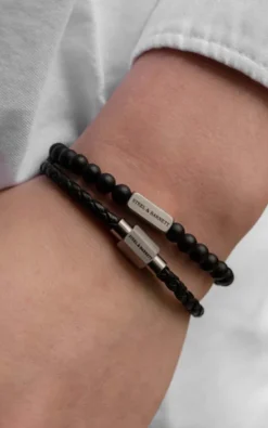 Steel & Barnett - Zwart Armband