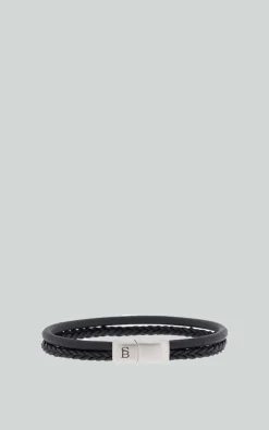 Steel & Barnett - Zwart Armband