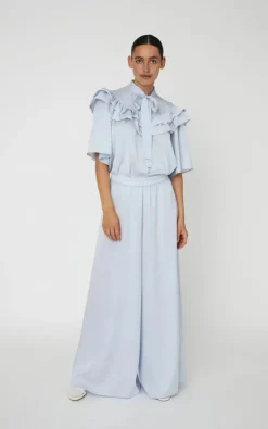 Stella Nova - Lichtblauw Blouse