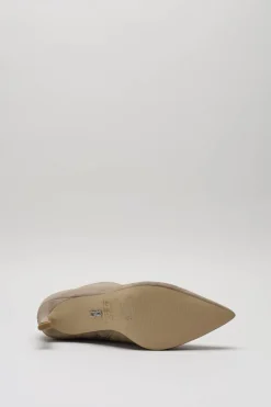 Steve Madden - Taupe Enkellaars hak