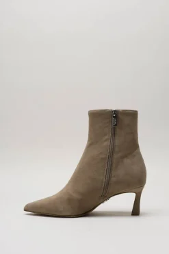 Steve Madden - Taupe Enkellaars hak