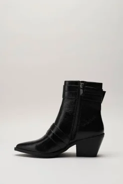 Steve Madden - Zwart Enkellaars hak