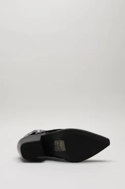 Steve Madden - Zwart Enkellaars hak