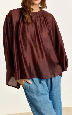 Studio Clique - Donkerbruin Blouse