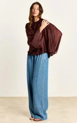 Studio Clique - Donkerbruin Blouse