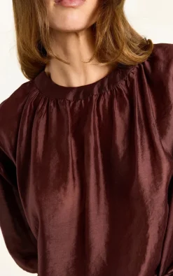 Studio Clique - Donkerbruin Blouse