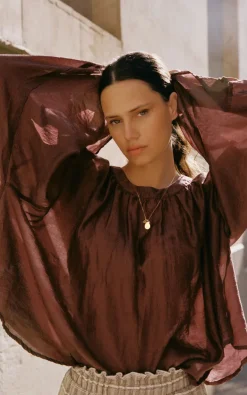 Studio Clique - Donkerbruin Blouse