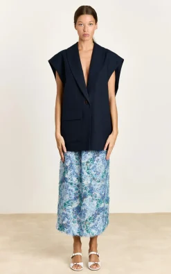 Studio Clique - Marineblauw Vest mouwloos