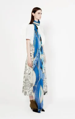 Talking Walls - Blauw Sjaals